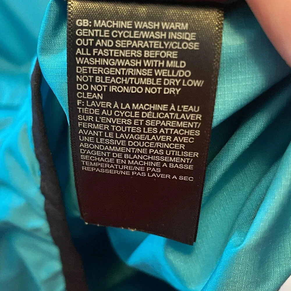 The North Face Windwall Jacket Mens Medium Teal Hooded 1/4 Zip Anorak Pullover